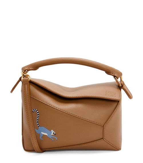 X Suna Fujita Mini Puzzle Edge Top-Handle Bag
