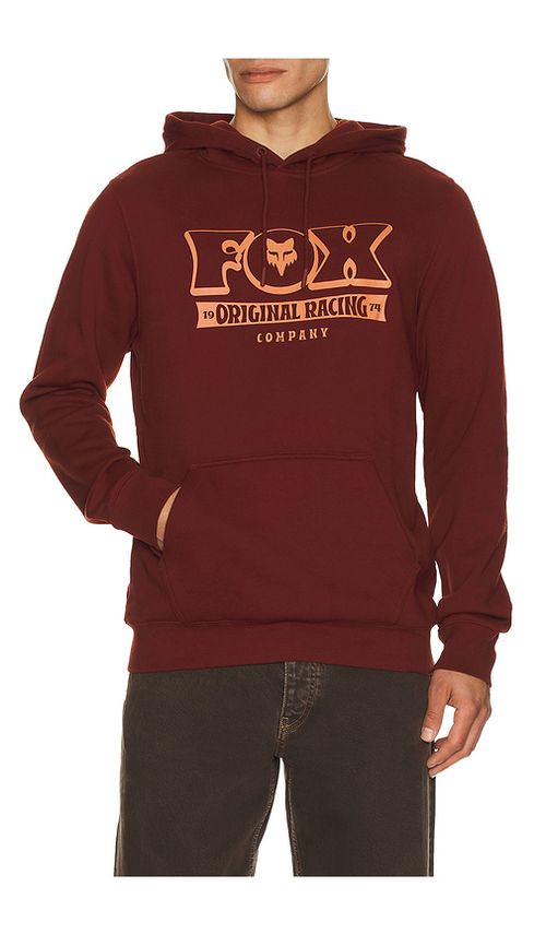 Fox Racing Banner Hoodie in Brick. XL/1X. Also in S