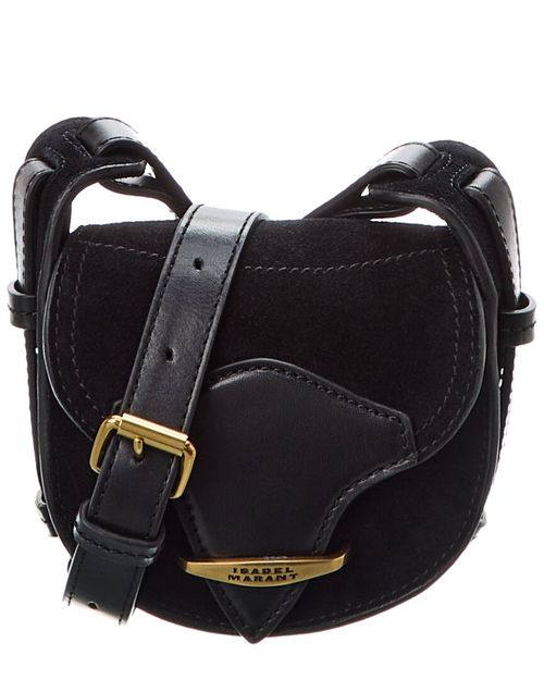 Botsy Mini Suede & Leather Shoulder Bag