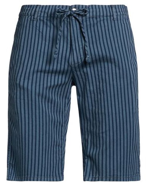 Man Shorts & Bermuda Shorts Slate blue Size 29 Cotton, Elastane