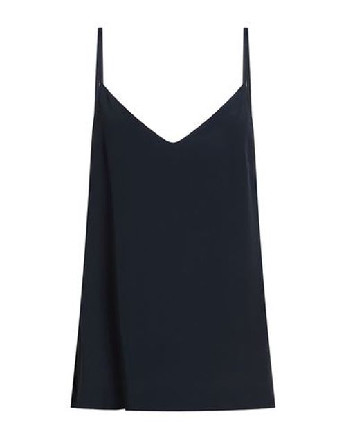 Woman Top Midnight blue Size 8 Acetate, Silk