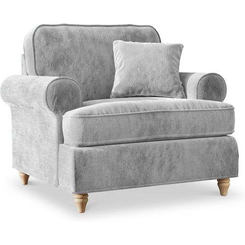 Alfie Armchair | 8 Chenille Colours | Express Delivery | Roseland