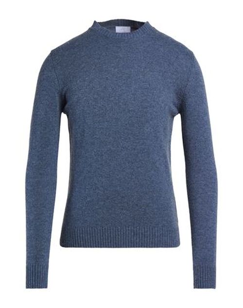 Man Sweater Slate blue Size L Wool, Viscose, Polyamide, Cashmere