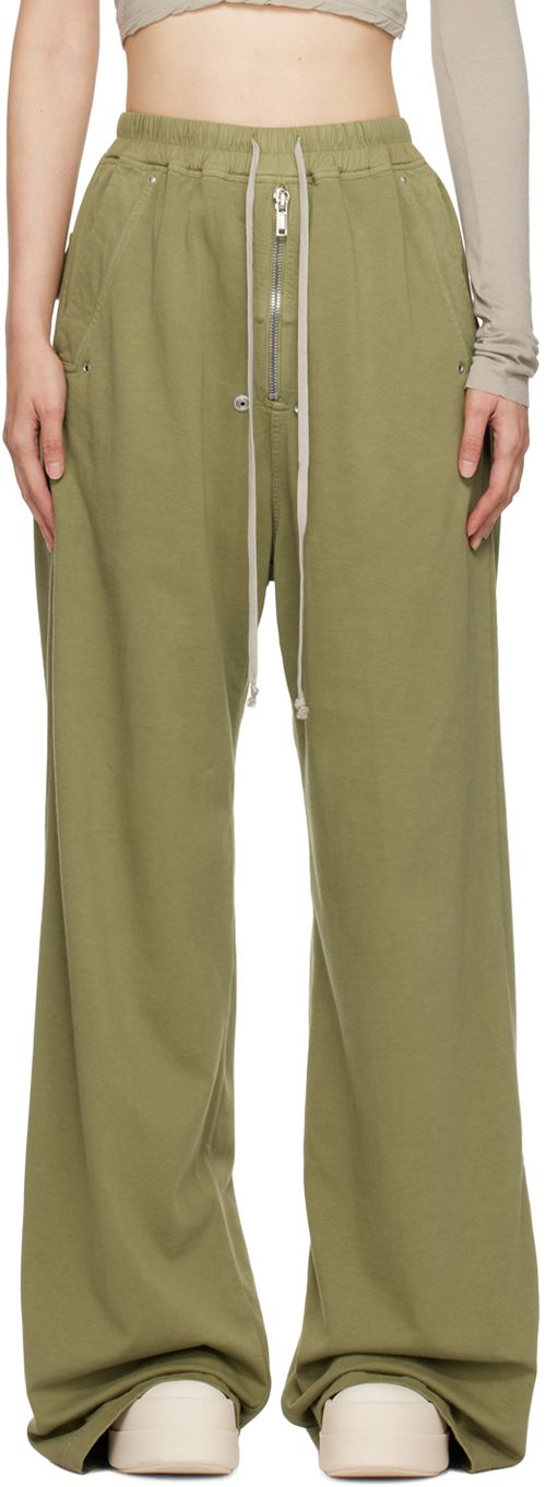 Rick Owens DRKSHDW Green Porterville Geth Bela Lounge Pants