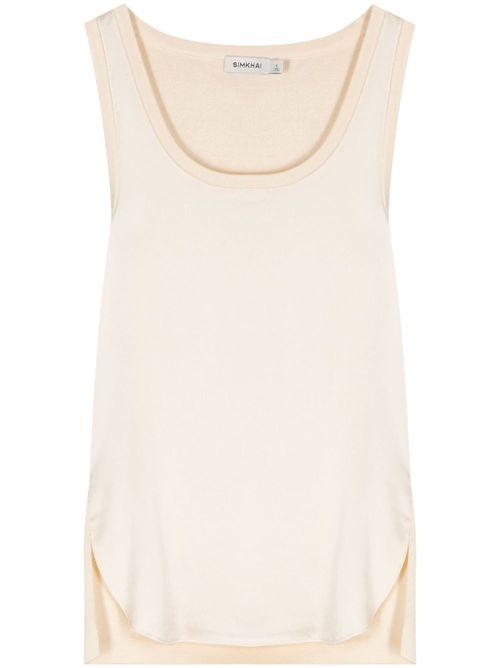 Faro panelled tank top - Gold