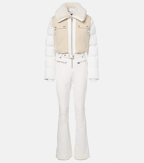 Karei corduroy-trimmed ski suit