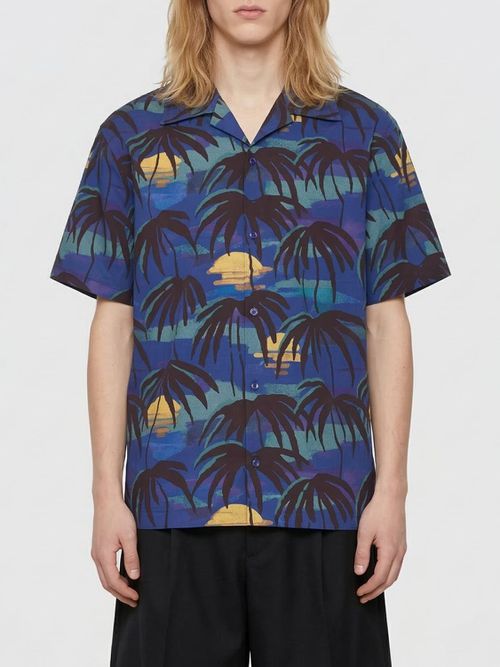 Shirt DRÔLE DE MONSIEUR Men color Blue