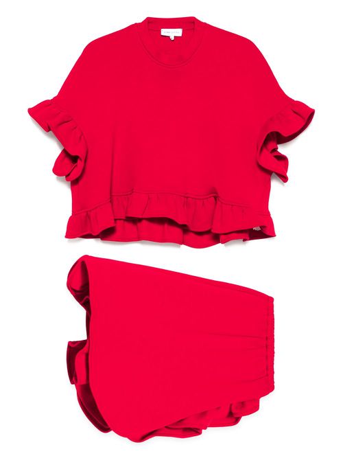 Ioana Ciolacu Peony shorts set - Red