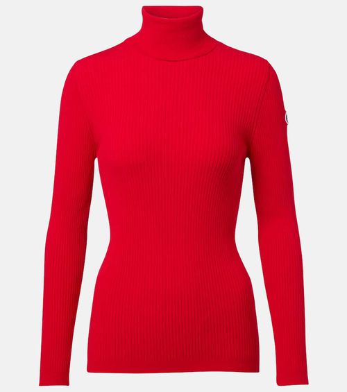 Ancelle ribbed-knit turtleneck sweater