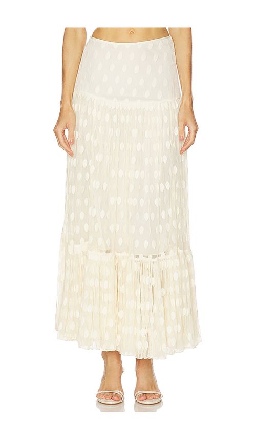 Ulla johnson falda maxi vera en color crema 8 también , 00, 10, 2