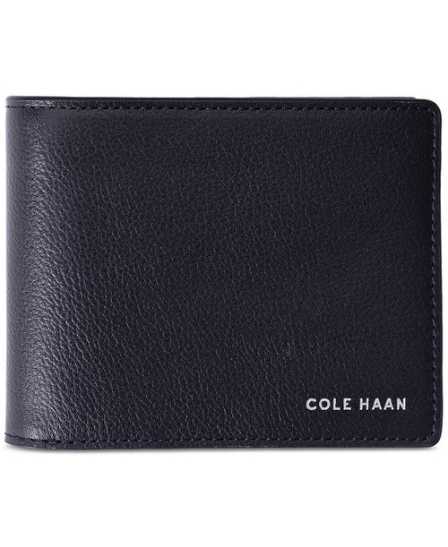 Men's Luxe Rfid Boxshine Extra Capacity Bifold Wallet - Black