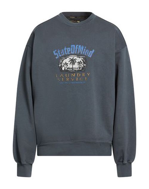 Man Sweatshirt Grey Size L Cotton