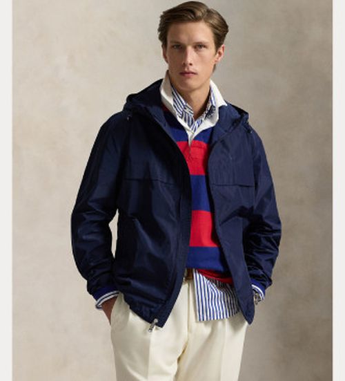 Polo Ralph Lauren for man. 710961271003 Full Zip Jacket blue (L), Casual, Polyester