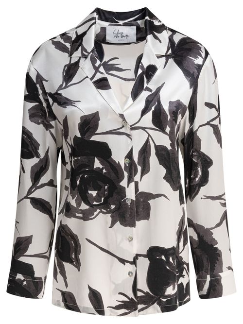Sleep No More White Silk Shirt