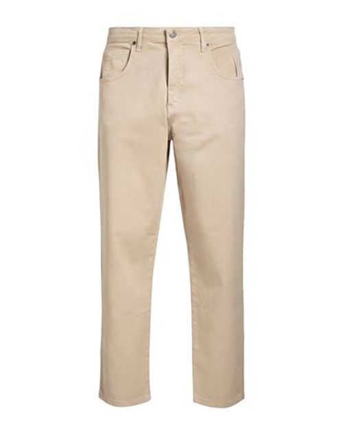Man Jeans Beige Size 38 Cotton