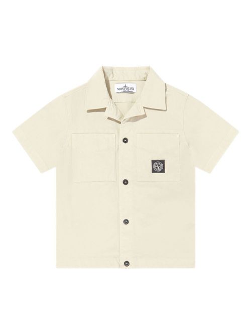 Stone Island Junior cotton shirt - Neutrals