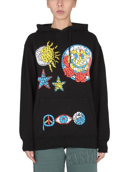 Hand drawn varsity sweatshirt