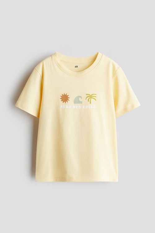 Print Tee - Yellow