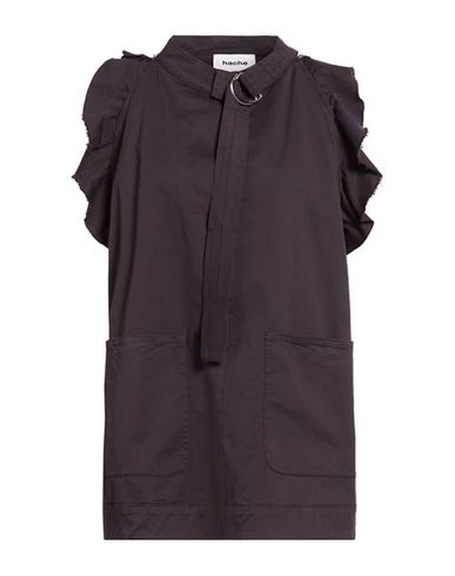 Woman Top Midnight blue Size 6 Cotton, Elastane