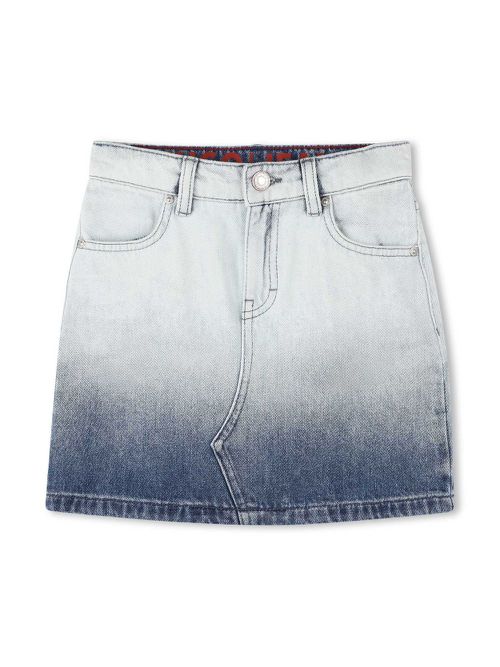 Gradient-effect denim skirt - Blue