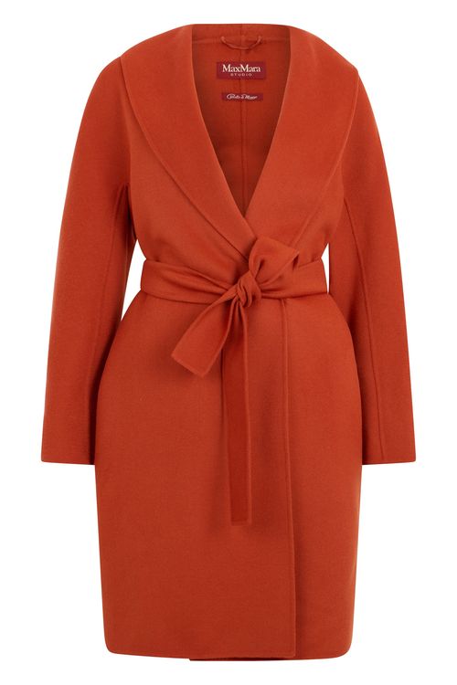 Wool, Cashmere & Silk Belted Cozy Jacket