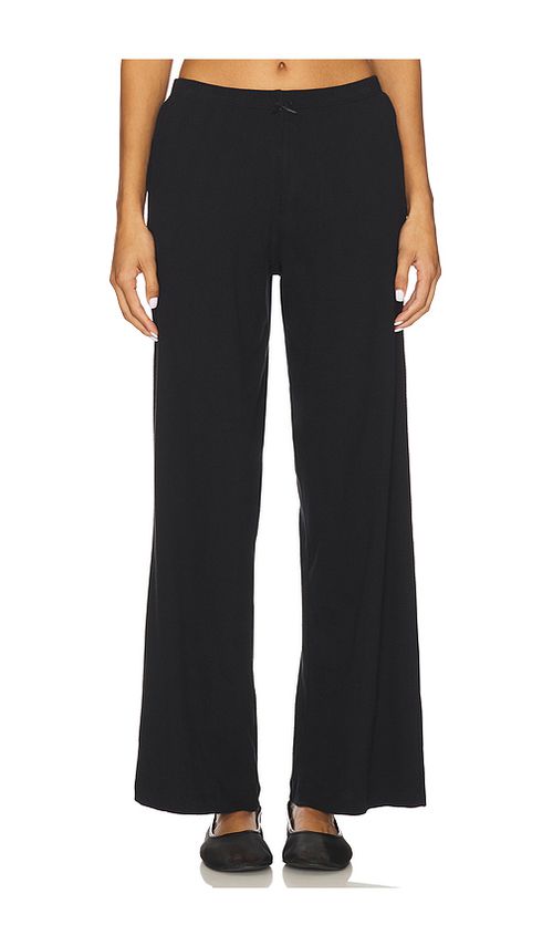 Rat Boi Pointelle Pant in Black. XXL. Also in L, M, S