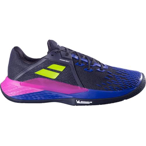 Babolat Men's Propulse Fury All Court Tennis Shoes (White/Estate Blue, US Footwear