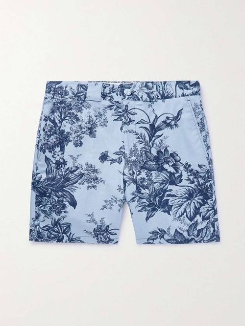 Floral-print Bermuda shorts