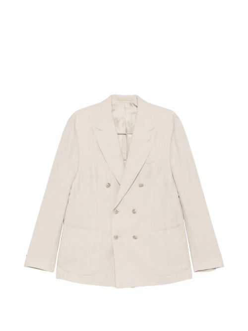 Double-Breasted Blazer — Cream