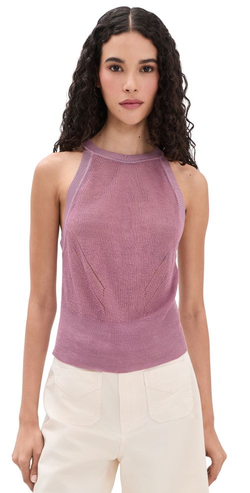 Solomon Knit Tank Orchid Haze