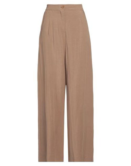 Woman Pants Brown Size S Viscose, Linen
