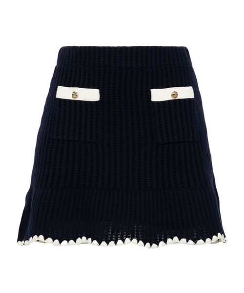 Crochet Knitted Mini Skirt
