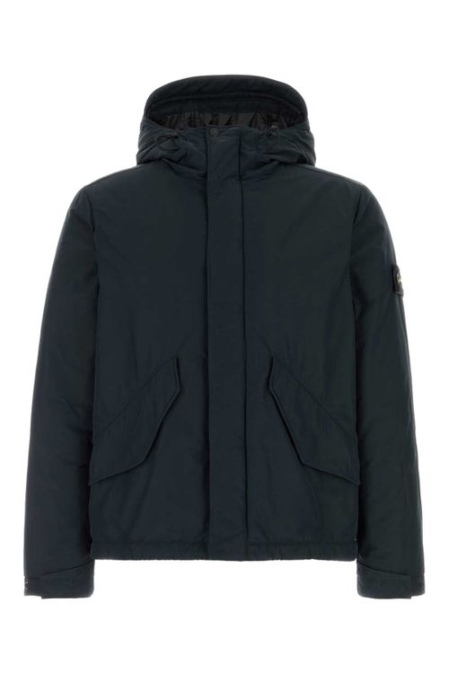 Padded Down Down Jacket — Blue