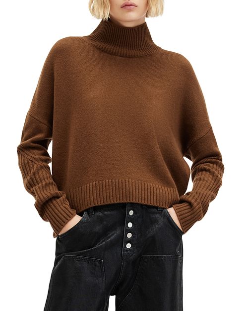 Ines Cashmere & Wool Turtleneck Sweater