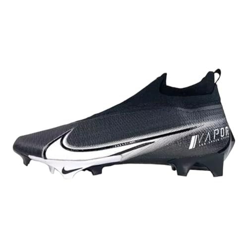 Nike Vapor Edge Elite 360 Flyknit CV6282-108 White-Black Men's Football Cleats