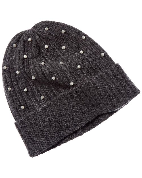 Sofiacashmere 2X2 Rib Pearl Cashmere Hat