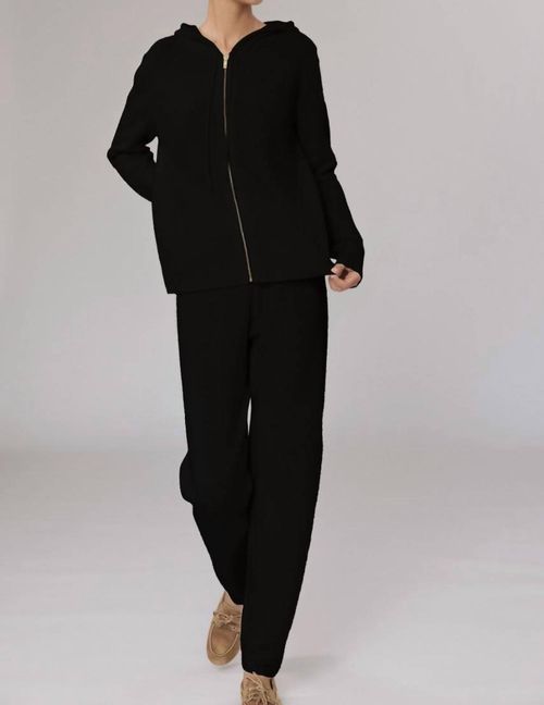 Pheasant Straight Leg Pants In Black