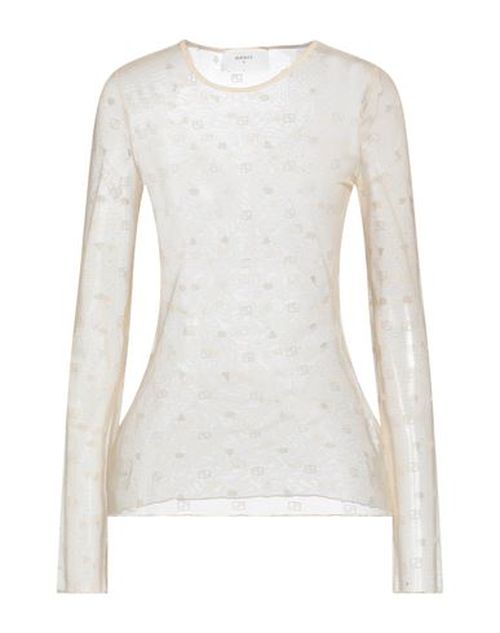 Woman Top Beige Size 4 Polyamide, Elastane