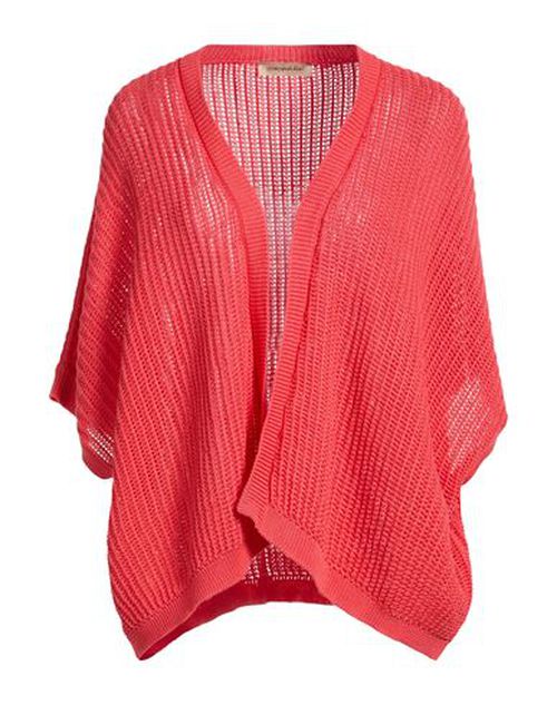 Woman Cardigan Coral Size 8 Cotton