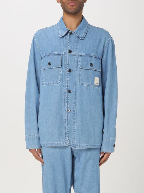 Shirt EMPORIO ARMANI Men color Denim