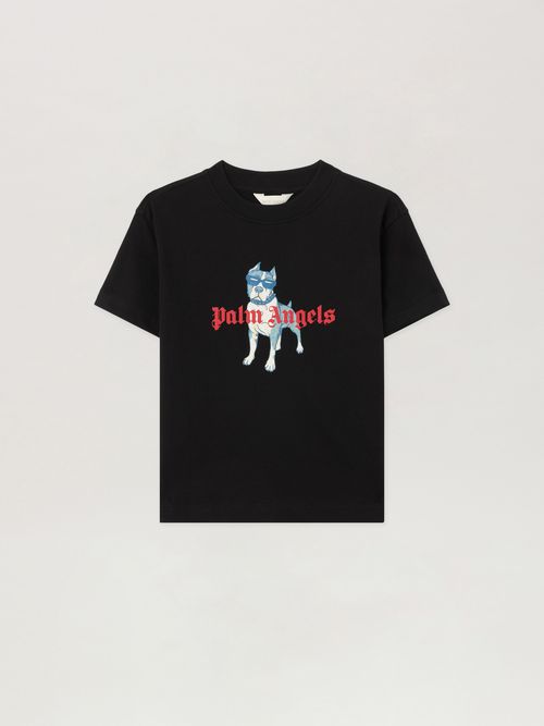 Palm Dog.tshirt Kids  Nero/black