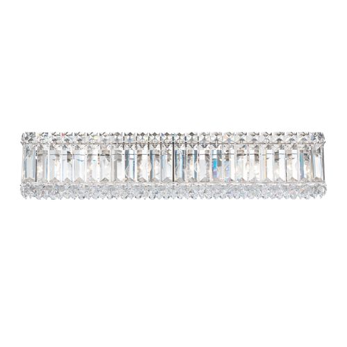 Stainless Steel Bathroom Vanity Light from the Quantum Collection