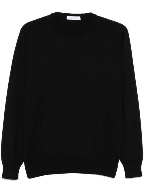 Fine-knit sweater - Black