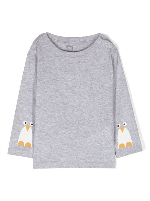 Graphic-print cotton T-shirt - Grey