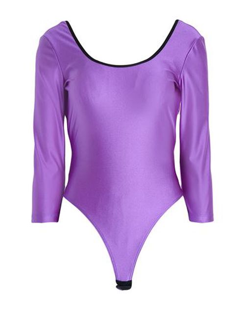 Woman Bodysuit Purple Size 4 Polyamide, Elastane