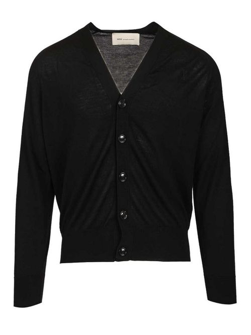 Paris V-Neck Wool Cardigan