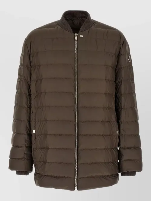 Rick Owens - moncler flight parka long quilted jacket