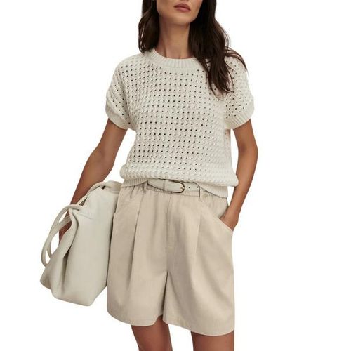 Women's Denny Knit Shirt Large Snow White