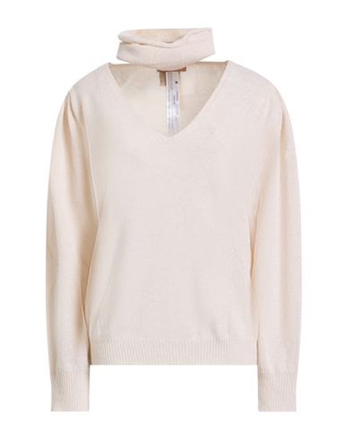 Woman Sweater Cream Size L Wool, Cashmere, Polyester