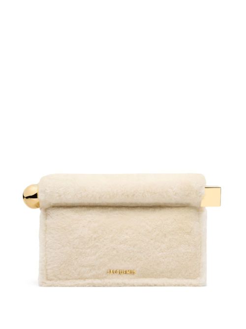 La Pochette Rond clutch bag - Neutrals